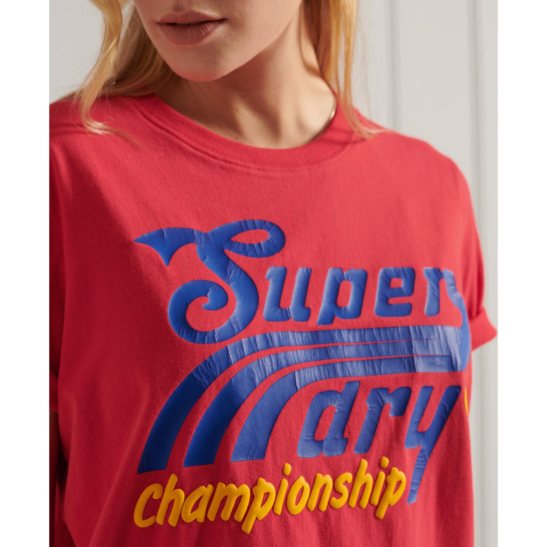 Camiseta feminina Superdry Collegiate Cali State