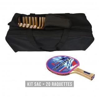 Kit de raquetes (saco + 20 raquetes) Sporti Shooter
