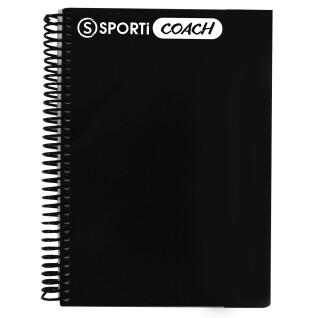caderno do treinador de futebol a4 com espiral Sporti