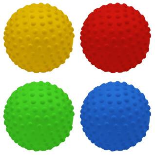 Conjunto de 4 bolas sensoriais 10 cm Sporti France