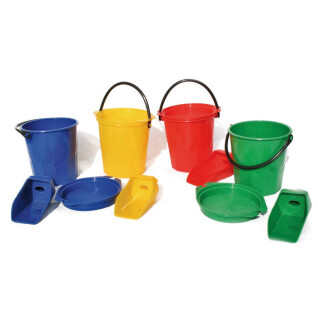Conjunto de balde, pá e acessórios macios para crianças Sporti France