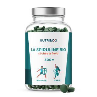 500 comprimidos de espirulina 100% orgânica Nutri&Co