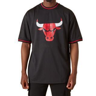 T-shirt de manga curta Chicago Bulls Mesh Logo
