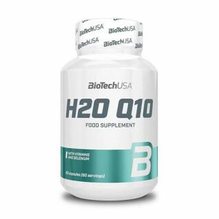 Pacote de 12 frascos de vitamina biotech USA h20 q10 - 60 Gélul