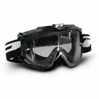 Máscara de lente dupla com base cruzada para motos Progrip naswa 3301