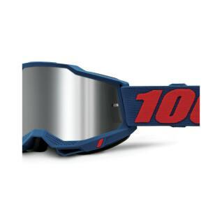 Máscara de motocicleta com máscara iridium flash tela 100% Accuri 2 Odeon