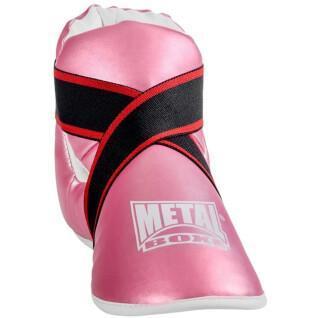 Proteção dos pés das mulheres Metal Boxe prima