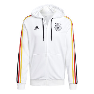 Sweatshirt com capuz e fecho de correr adidas Allemagne 2023