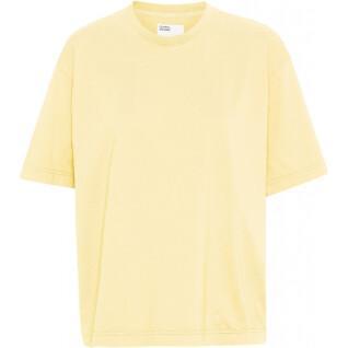Camiseta feminina Colorful Standard Organic oversized soft yellow