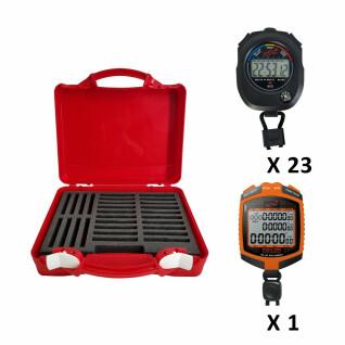 Conjunto de 23 cronómetros escolares em caixa + 1 cronómetro de c300 Digi Sport Instruments