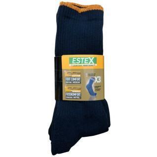 Par de meias de ténis coloridas Estex