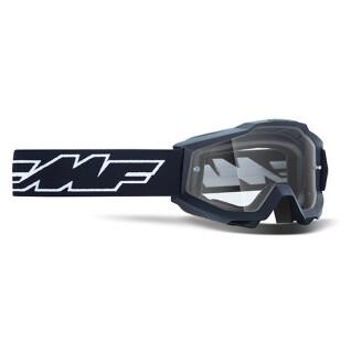 Máscara de motocicleta com lente transparente criança FMF Vision Powerbomb Rocket