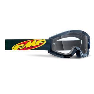Máscara de motocicleta com lente transparente criança FMF Vision Powercore Core