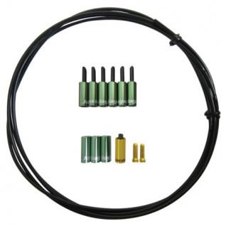 Kit de cabos de travão Jagwire Universal Pro 4mm Solid Colour-Cash Green