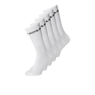 Pacote de 5 pares de meias para crianças Jack & Jones Basic Logo