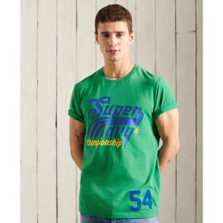 Camiseta leve com padrão Superdry Collegiate