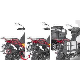 Suporte de caixa lateral de motocicleta rápida Givi Pl One Fit Givi Monokey Moto Guzzi V85 Tt (19 À 21)