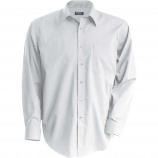 Camisa de manga comprida Kariban blanc
