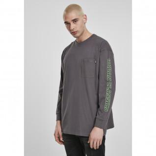 Sweatshirt clássico urbano de bolso de néon boxy
