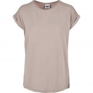 T-shirt mulher Urban Classics modal extended shoulder-tamanhos grandes