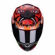 Capacete de motociclista de rosto inteiro Scorpion Exo R1 Air Fabio Monster Replica