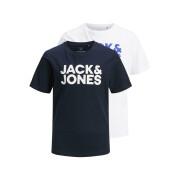 Conjunto de 2 t-shirts de criança Jack & Jones corp logo