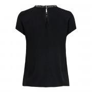 Camiseta feminina Only manches courtes First one life lace