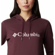 Camisola com capuz feminino Columbia Logo