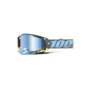Tela iridium com máscara de motocicleta 100% Racecraft 2 Trinidad
