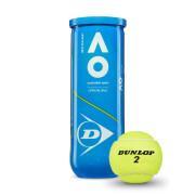 Conjunto de 3 bolas de ténis Dunlop australian open