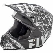 Capacete de motocicleta Fly Racing F2 Carbon Fracture 2018
