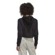Camisola de capuz curto feminino adidas Originals Adicolor Essentials