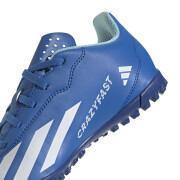 Sapatos de futebol para crianças adidas X Crazyfast.4 Turf - Marinerush Pack