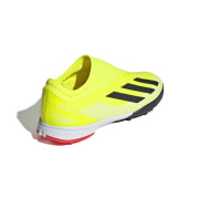 Sapatos de futebol para crianças adidas X Crazyfast League Laceless Turf
