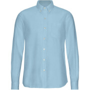 Camisa com botões Colorful Standard Organic Seaside Blue
