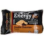 Pacote de 12 barras nutricionais Crown Sport Nutrition Energy - double chocolat - 60 g