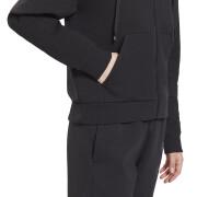 Camisola com capuz feminino Reebok DreamBlend Cotton Full-Zip
