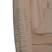 Camisola com capuz feminino adidas Originals 2000 Luxe