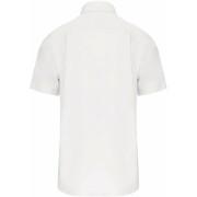 Camisa de manga curta Kariban Popeline blanc
