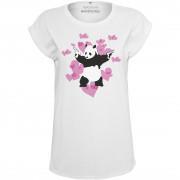 T-shirt mulher Urban Classic banky panda heart