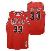 Camisola para crianças Chicago Bulls Swingman Road - Pippen Scottie 1997