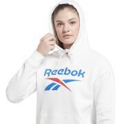 Camisola com capuz de lã feminina Reebok Identity Big Logo