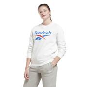 Camisola de pescoço da tripulação de lã feminina Reebok Identity Big Logo