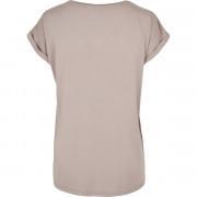 T-shirt mulher Urban Classics modal extended shoulder-tamanhos grandes