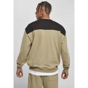 Sweatshirt pescoço redondo Urban Classics upper block (Grandes tailles)